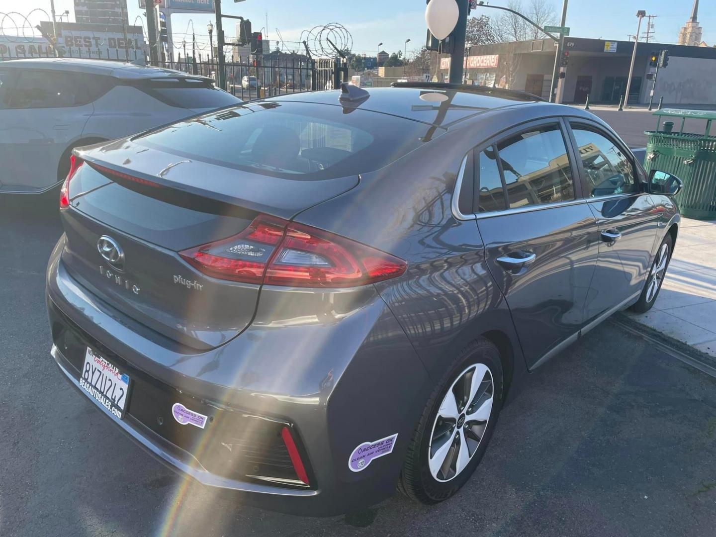 2019 GRAY /BLACK Hyundai Ioniq Hybrid (KMHC75LD4KU) , located at 744 E Miner Ave, Stockton, CA, 95202, (209) 944-5770, 37.956863, -121.282082 - Photo#12